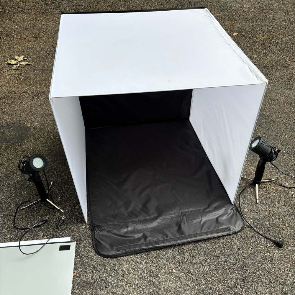 Portable 24” Photo Light Tent Studio Box with LED Lights